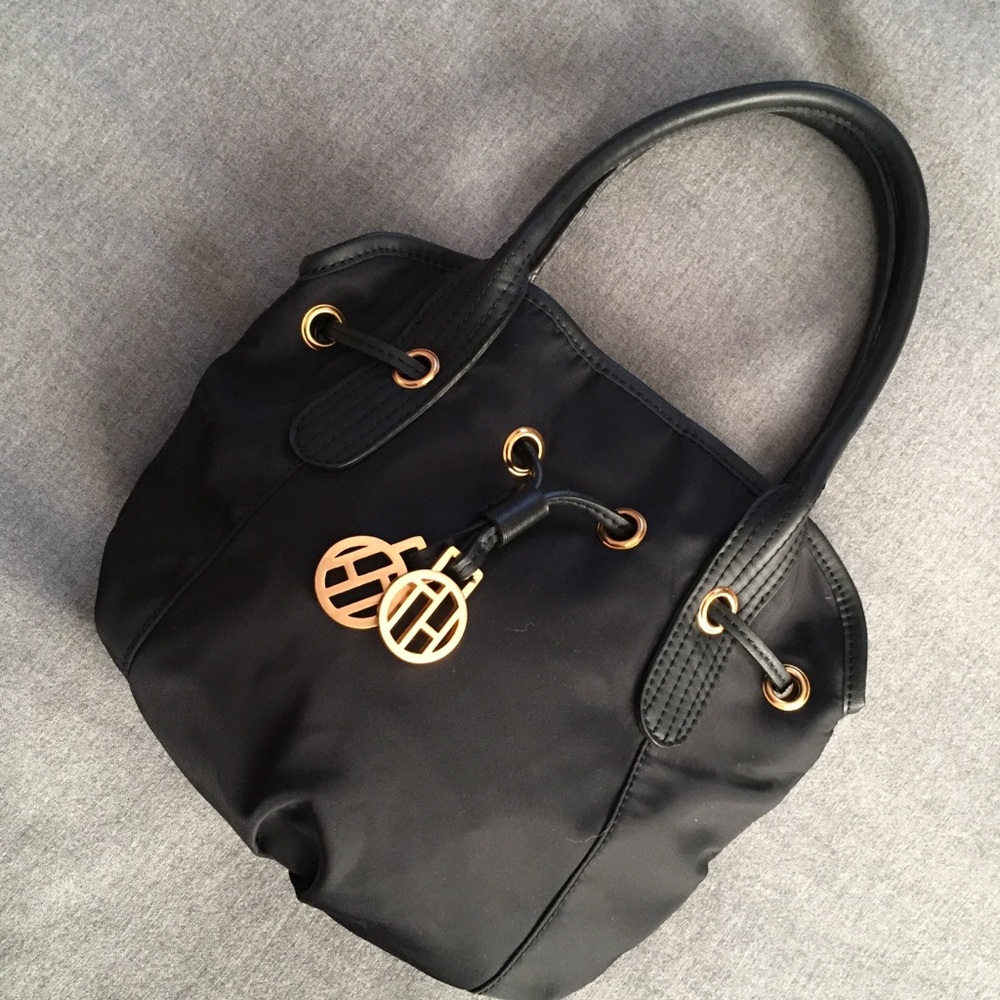 Black Nylon Tommy Hilfiger Bag